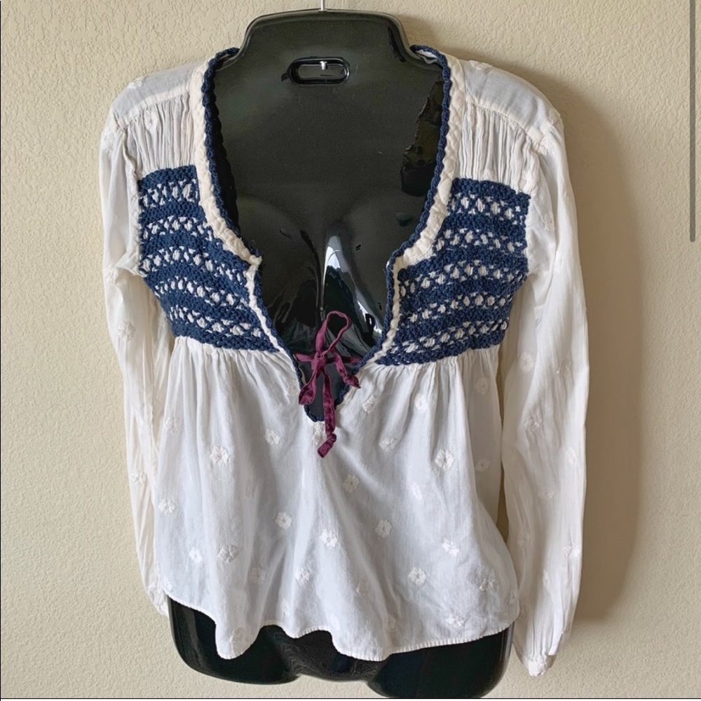 Odd Molly Peasant Style Blouse Size S (1) - Picture 2 of 14